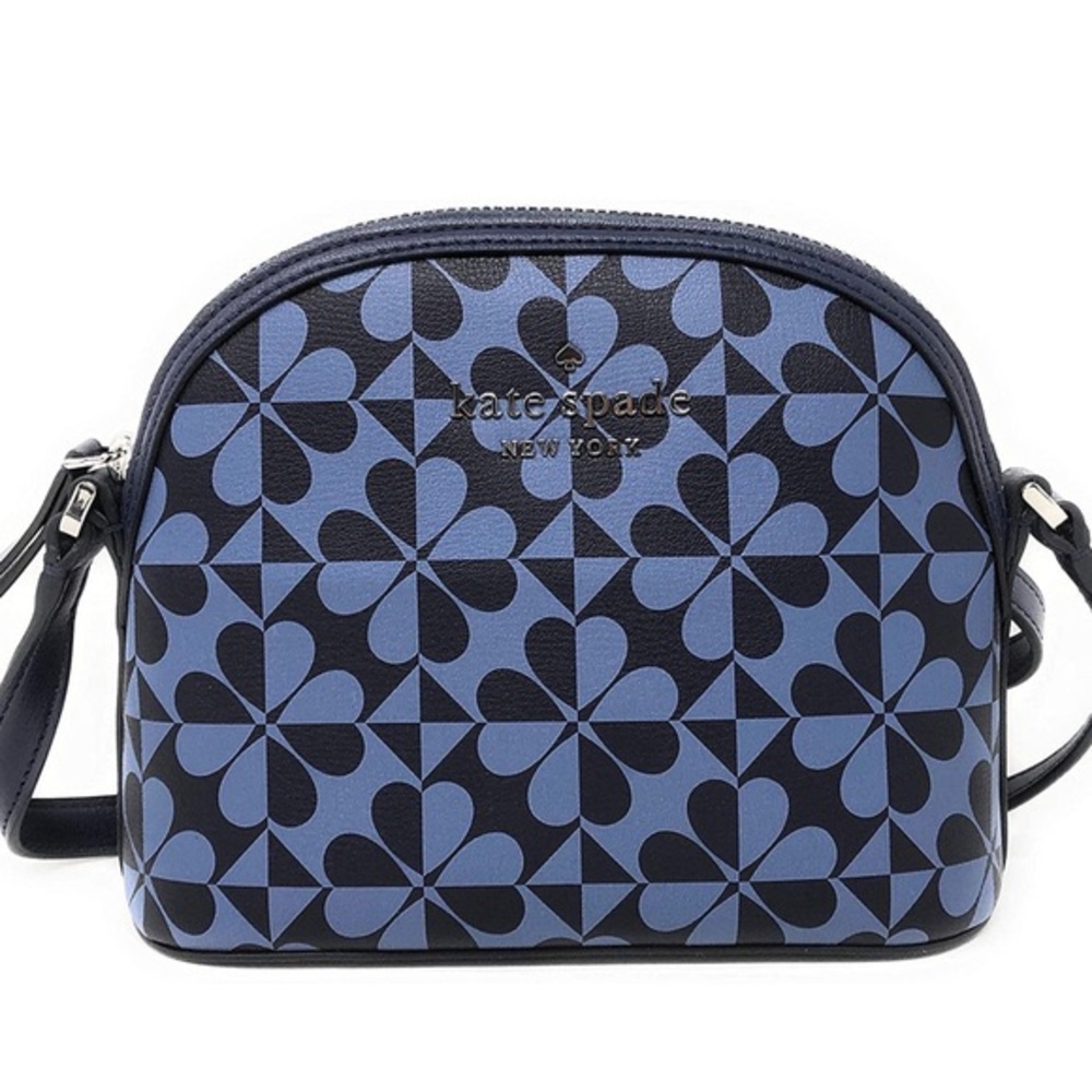 Kate Spade Blue Hollie Clover Crossbody Purse Bag